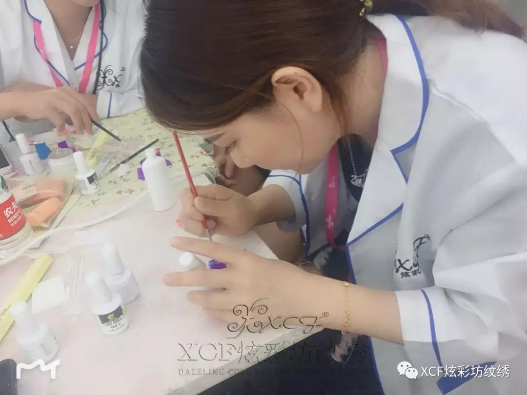 XCF炫彩坊职业培训学校 半永久专业培训 纹绣学习 纹绣培训 半永久技术进修 广州纹绣学习班