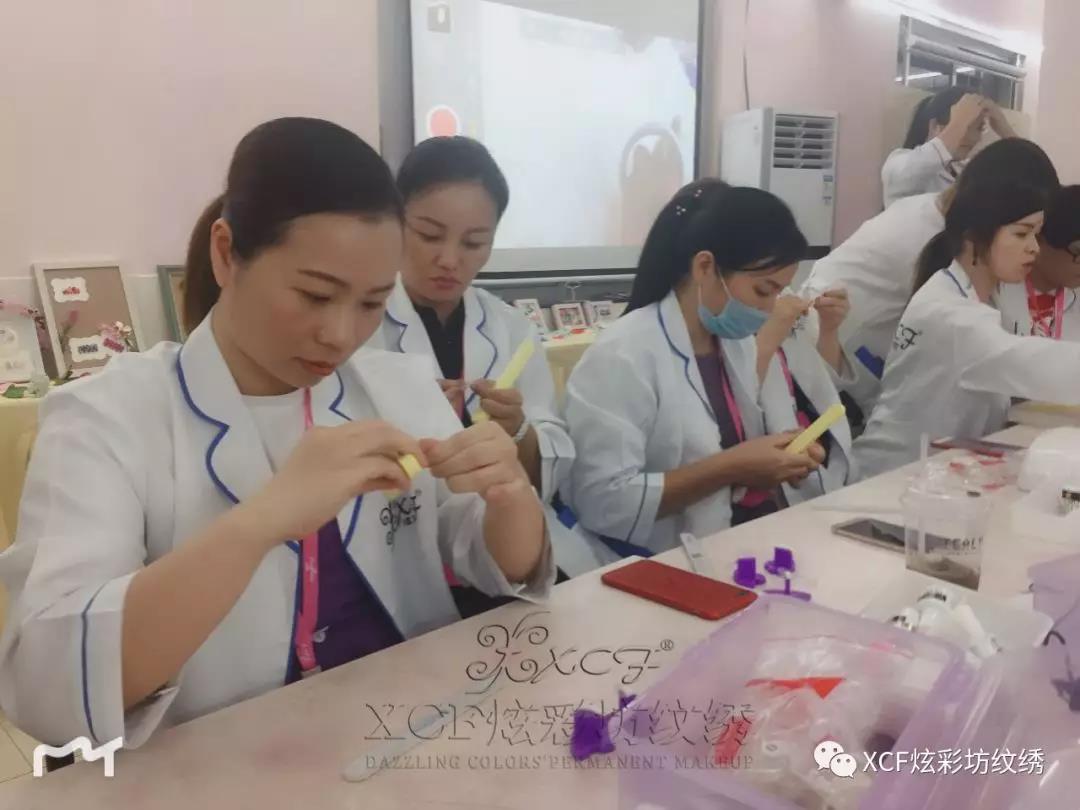 XCF炫彩坊职业培训学校 半永久专业培训 纹绣学习 纹绣培训 半永久技术进修 广州纹绣学习班