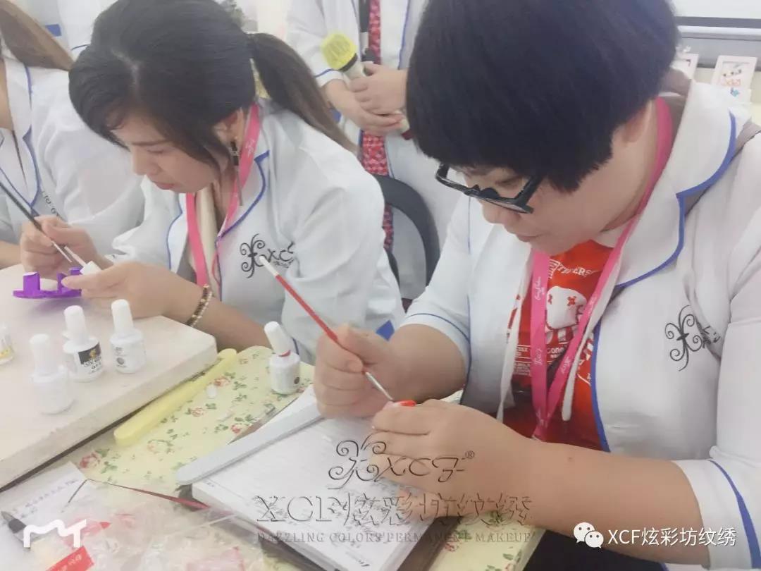 XCF炫彩坊职业培训学校 半永久专业培训 纹绣学习 纹绣培训 半永久技术进修 广州纹绣学习班